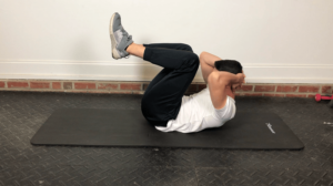 Reverse Crunch to activate the lower abs