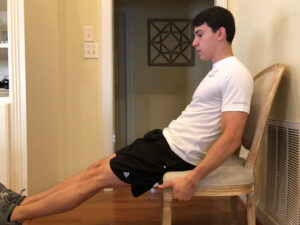 Seated Leg Raise Form to engage the lower abs