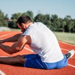 stretching before a workout